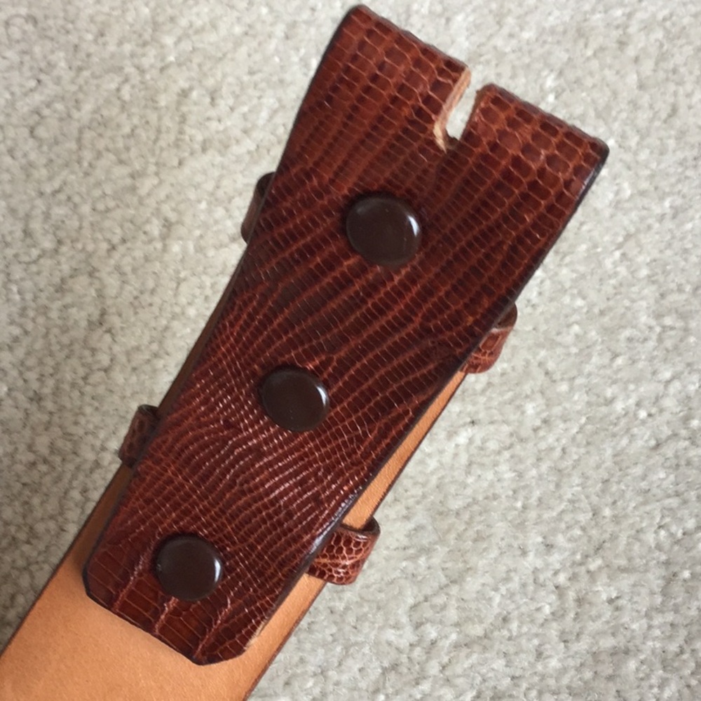 James Reid Genuine Lizard Belt Strap - Picture 7 of 13